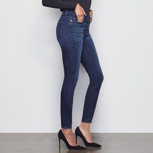 Good American Good Legs Skinny Sculpting Jeans Medium Blue